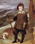 Diego Velazquez Prince Baltasar Carlos in Hunting Dress(detail) oil painting